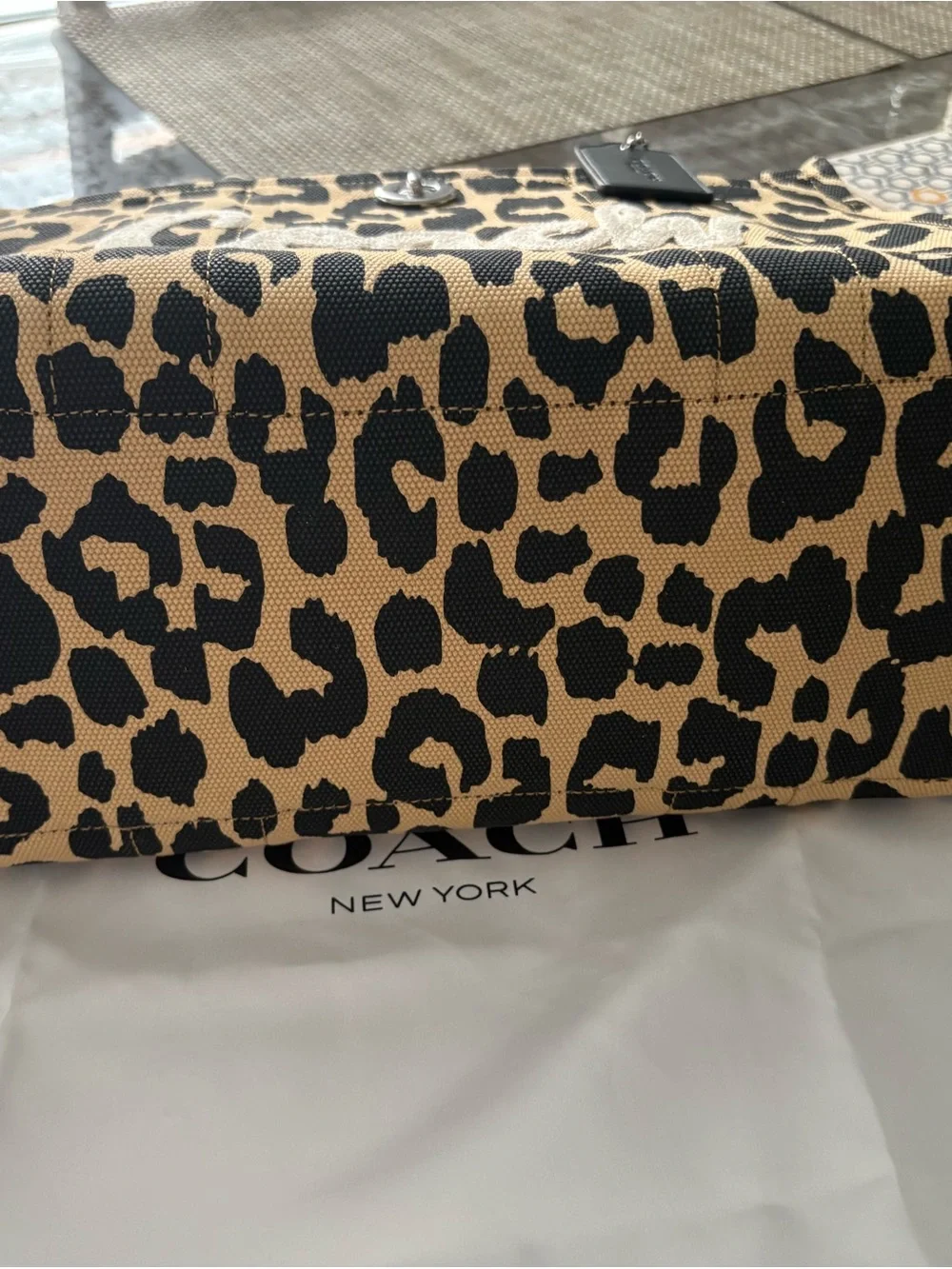 Coach Leopard Cargo Tote